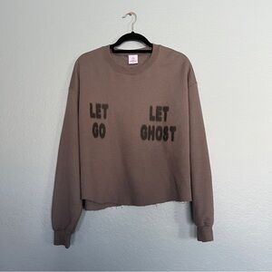 Lonely Ghost Heather Gray Pullover